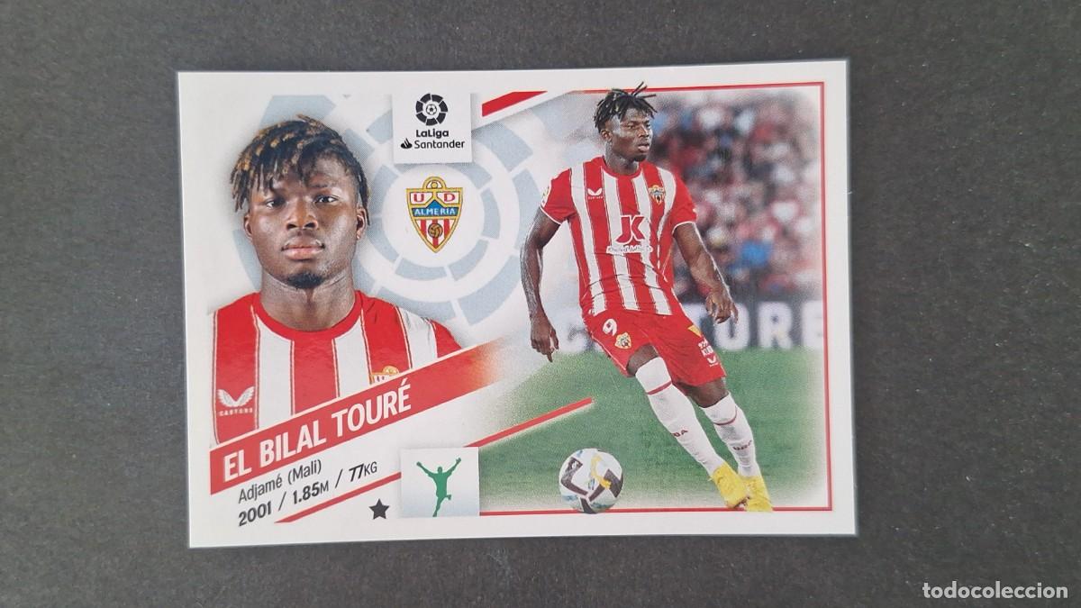 Cromos de f&uacute;tbol: L1 EL BILAL TOURE U. D. ALMERIA FICHAJE 51 LIGA ESTE 2022 2023 22 23 NUNCA PEGADO SIN PEGAR