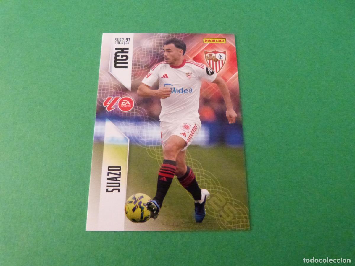 Cromos de f&uacute;tbol: TRADING CARD FUTBOL SUAZO SEVILLA F.C. N&ordm; 333 LIGA MEGACRACKS 2026-2027/26-27 PANINI