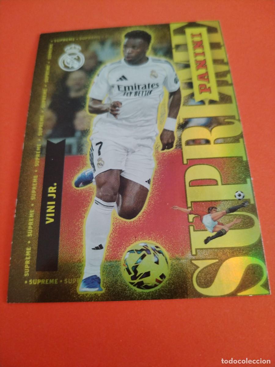 Cromos de f&uacute;tbol: PANINI CLUB REAL MADRID 2025/2026 SUPREME VINICIUS