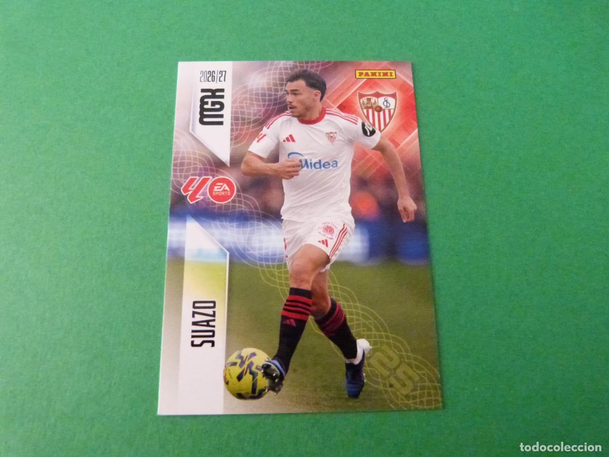Cromos de f&uacute;tbol: TRADING CARD FUTBOL SUAZO SEVILLA F.C. N&ordm; 333 LIGA MEGACRACKS 2026-2027/26-27 PANINI