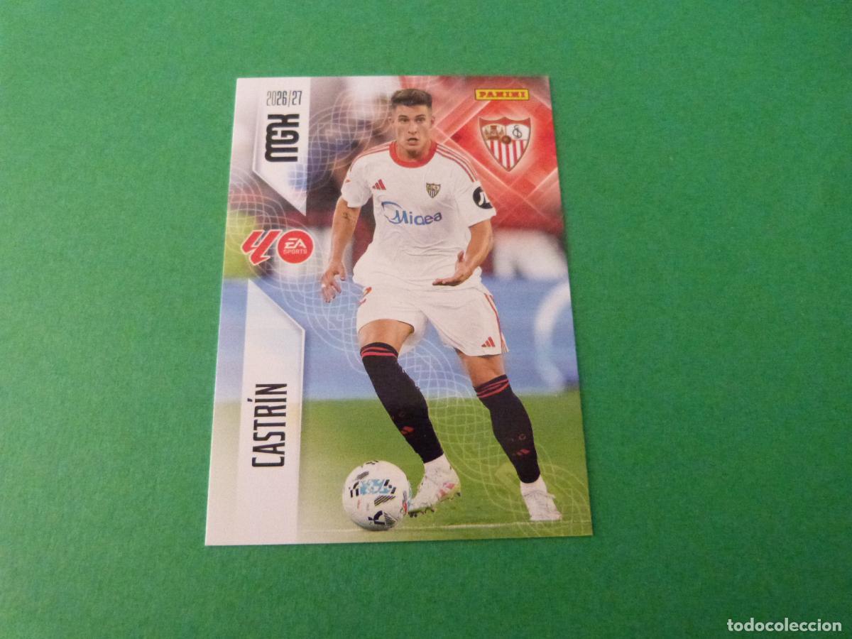 Cromos de f&uacute;tbol: TRADING CARD FUTBOL CASTRIN SEVILLA F.C. N&ordm; 332 LIGA MEGACRACKS 2026-2027/26-27 PANINI
