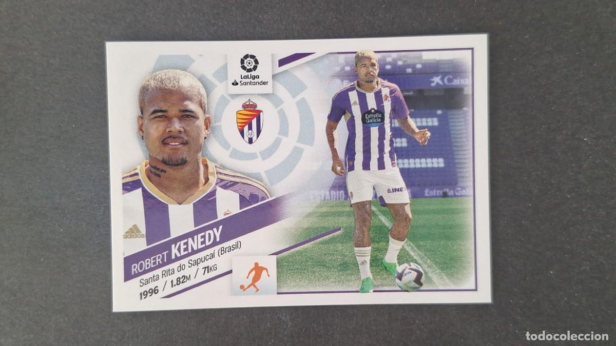 Cromos de f&uacute;tbol: L1 KENEDY REAL VALLADOLID FICHAJE 54 LIGA ESTE 2022 2023 22 23 NUNCA PEGADO SIN PEGAR