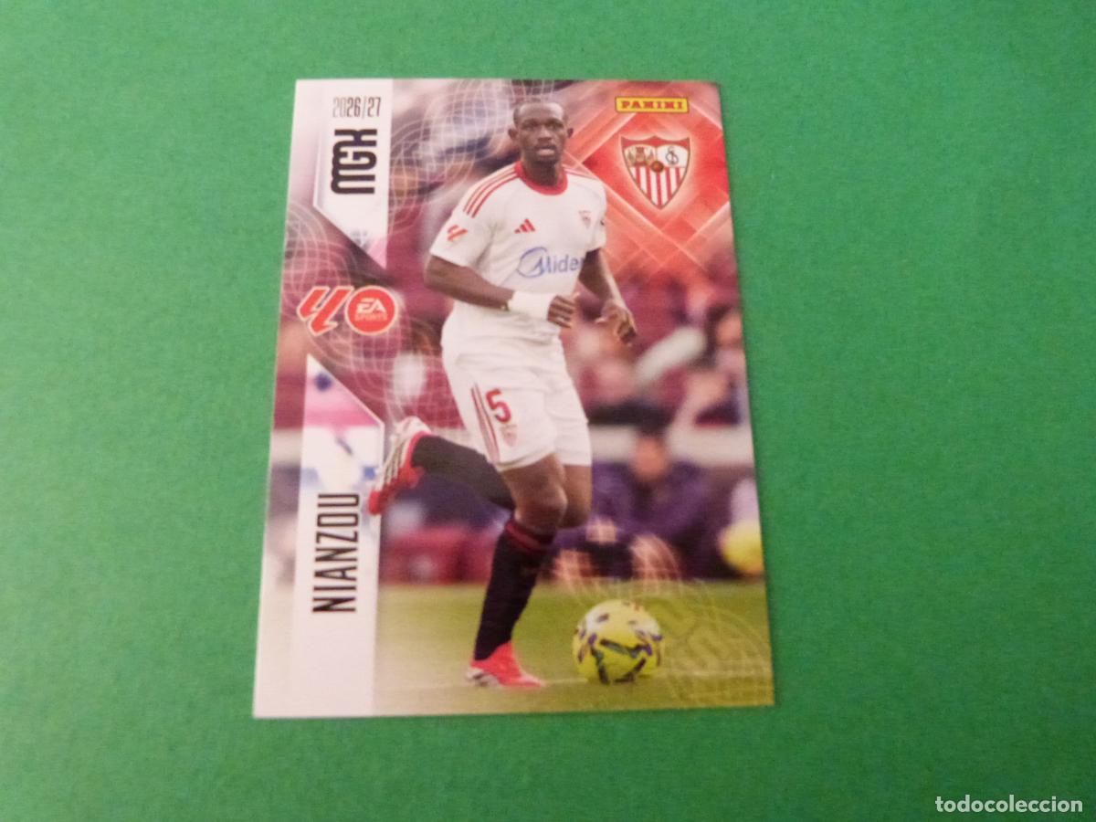 Cromos de f&uacute;tbol: TRADING CARD FUTBOL NIANZOU SEVILLA F.C. N&ordm; 331 LIGA MEGACRACKS 2026-2027/26-27 PANINI