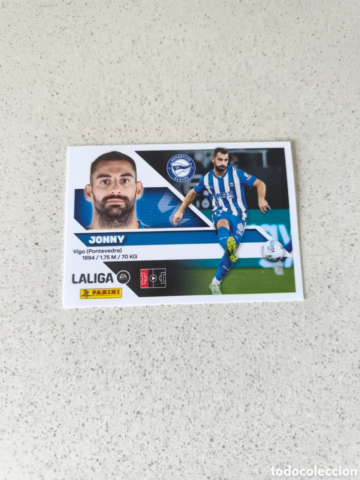 Figurine di Calcio: CROMO NUMERO 5 JONNY ALAVES. LIGA ESTE 26/27. PANINI.