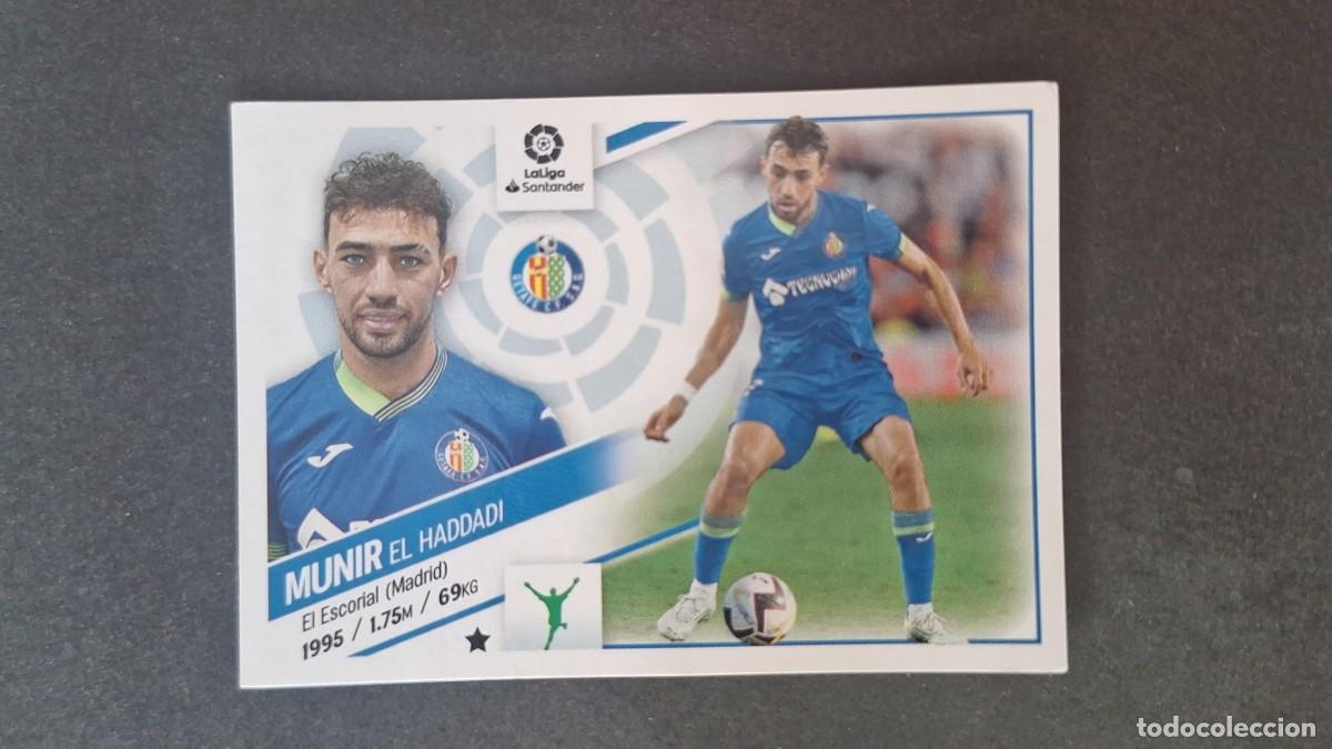 Figurine di Calcio: L1 MUNIR GETAFE C. F. FICHAJE 58 LIGA ESTE 2022 2023 22 23 NUNCA PEGADO SIN PEGAR