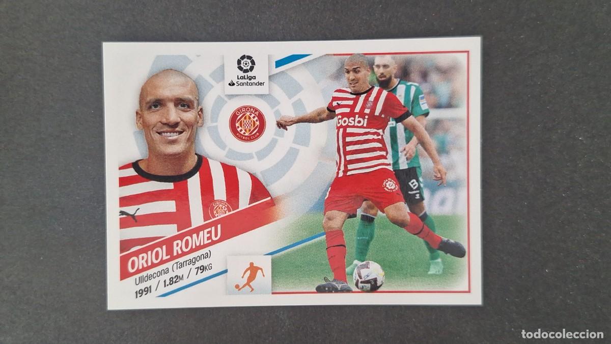 Figurine di Calcio: L1 ORIOL ROMEU GIRONA F. C. FICHAJE 59 LIGA ESTE 2022 2023 22 23 NUNCA PEGADO SIN PEGAR