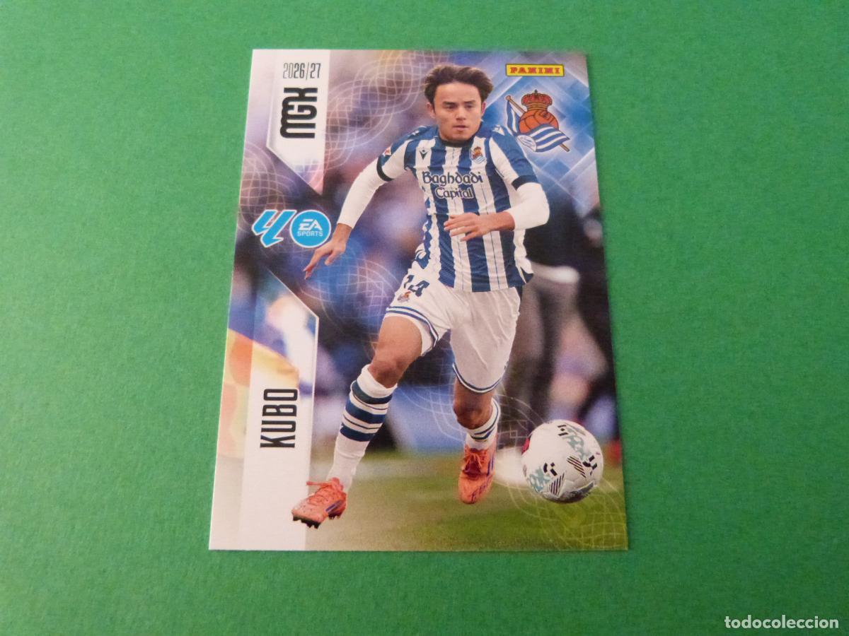 Cromos de f&uacute;tbol: TRADING CARD FUTBOL KUBO REAL SOCIEDAD N&ordm; 323 LIGA MEGACRACKS 2026-2027/26-27 PANINI