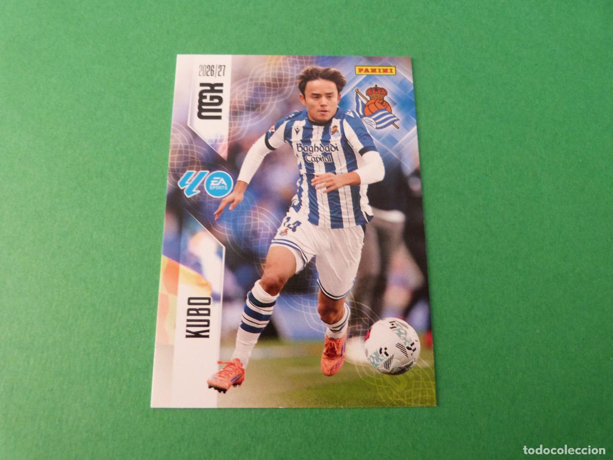 Cromos de f&uacute;tbol: TRADING CARD FUTBOL KUBO REAL SOCIEDAD N&ordm; 323 LIGA MEGACRACKS 2026-2027/26-27 PANINI