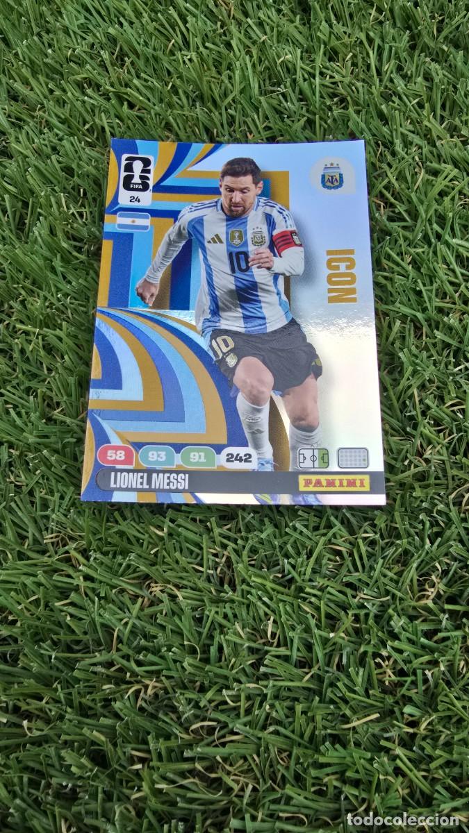 Cromos de f&uacute;tbol: MESSI 24 ARGENTINA ICON PANINI ADRENALYN FIFA WORLD CUP 26 2026