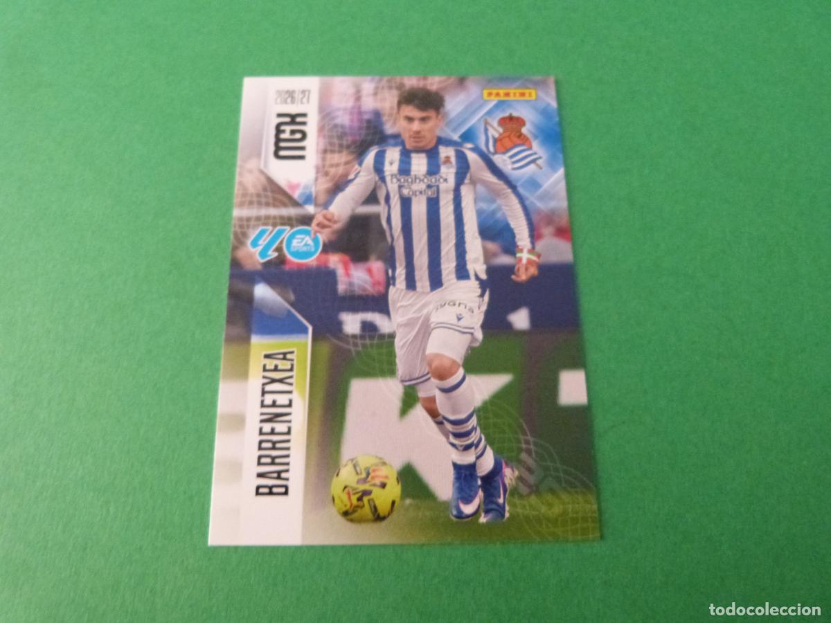 Fu&szlig;ball-Sticker: TRADING CARD FUTBOL BARRENETXEA REAL SOCIEDAD N&ordm; 321 LIGA MEGACRACKS 2026-2027/26-27 PANINI