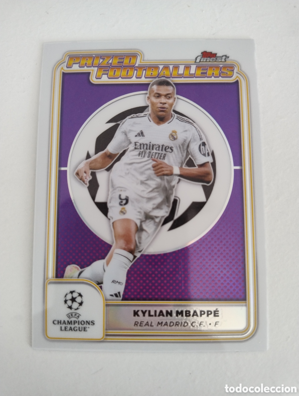 Fu&szlig;ball-Sticker: PF 13 - Mbappe - Real Madrid - Topps Finest Prized Footballers 2025