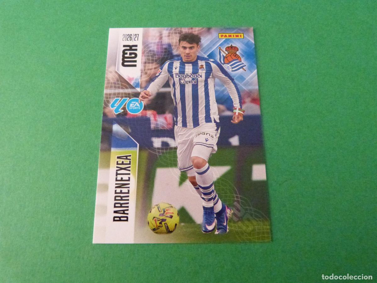 Fu&szlig;ball-Sticker: TRADING CARD FUTBOL BARRENETXEA REAL SOCIEDAD N&ordm; 321 LIGA MEGACRACKS 2026-2027/26-27 PANINI