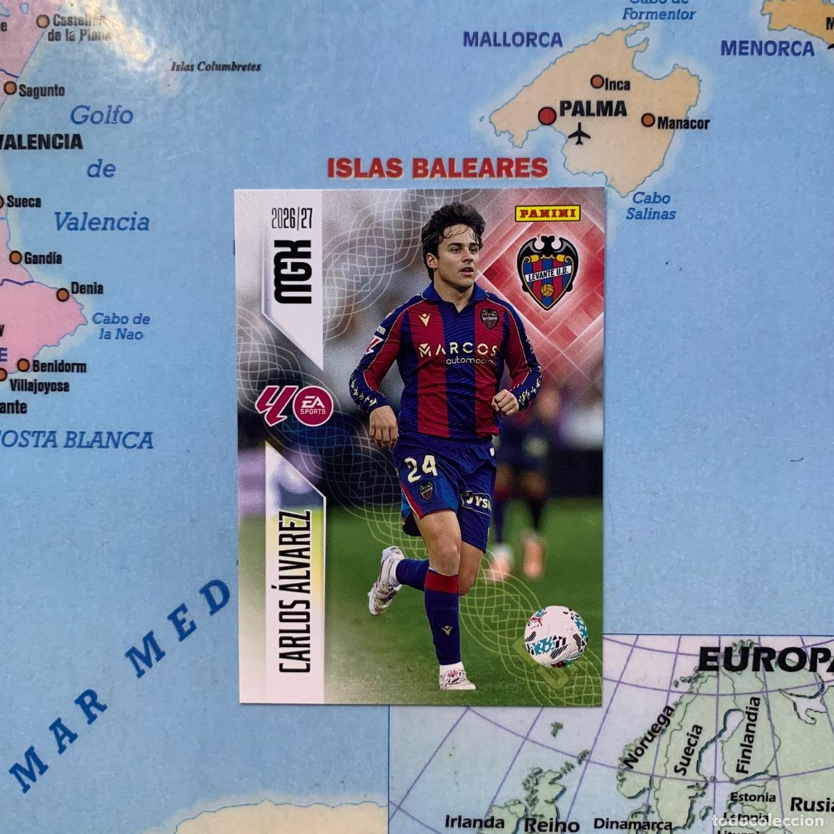 Fu&szlig;ball-Sticker: Carlos &Aacute;lvarez n&uacute;mero 211 del Levante megacracks 26-27 2026-2027