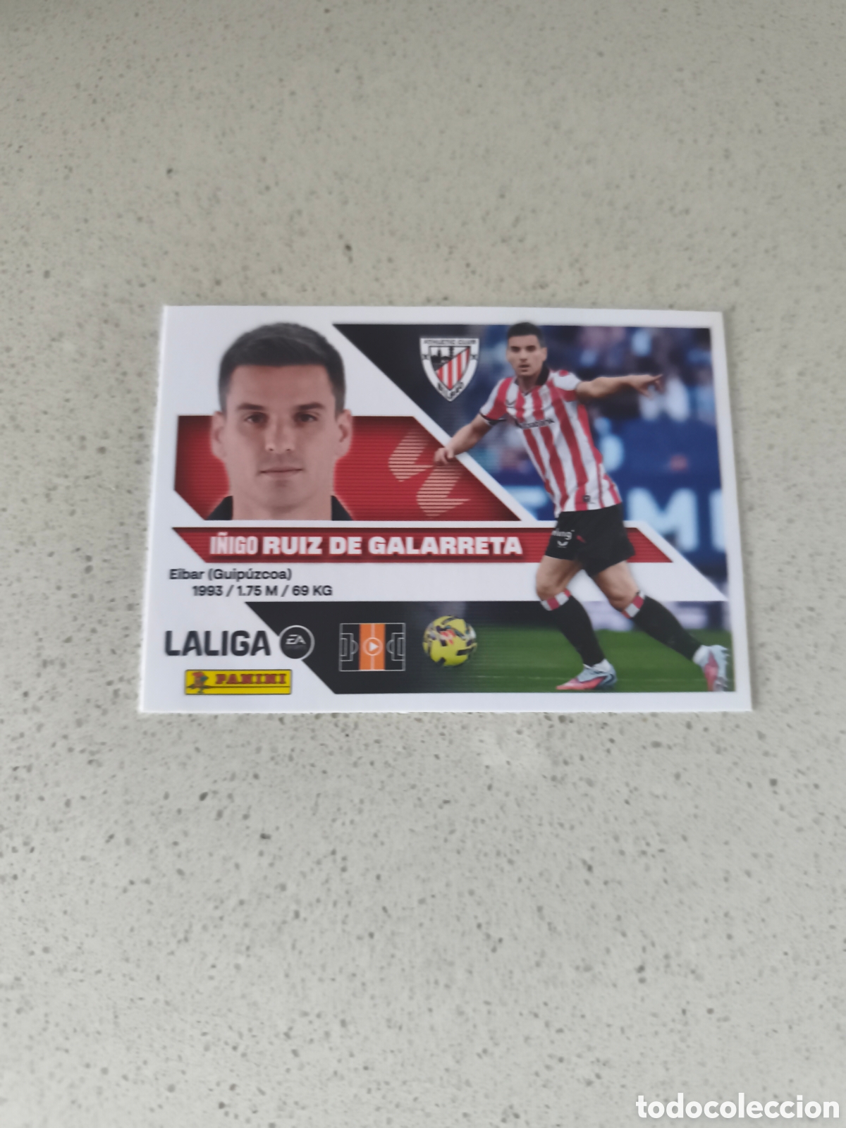 Cromos de f&uacute;tbol: CROMO NUMERO 11 RUIZ DE GALARRETA ATHLETIC CLUB DE BILBAO. LIGA ESTE 26/27. PANINI.