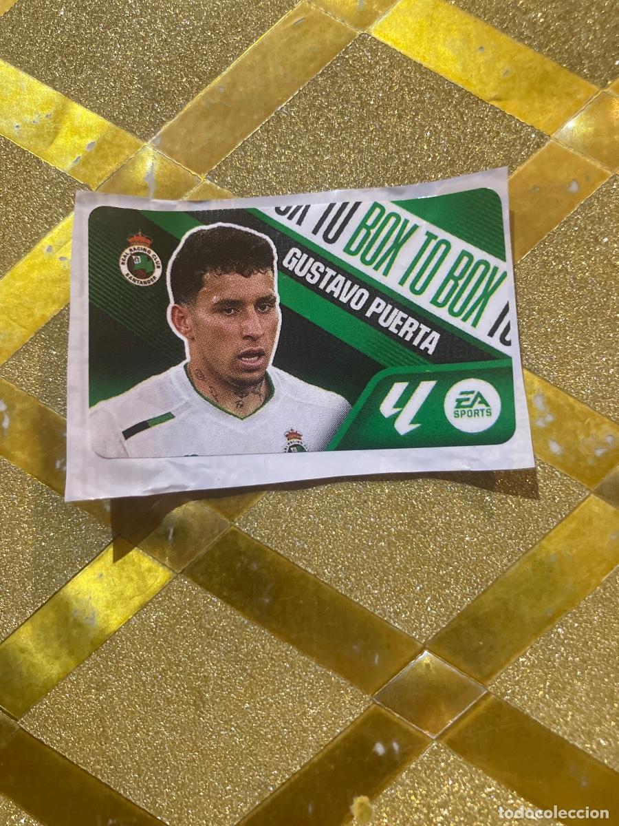 Cartes &agrave; collectionner de Football: CROMO DE FUTBOL GUSTAVO PUERTA RACING BOX TO BOX CHICLE LIGA 2026 2027 PANINI !