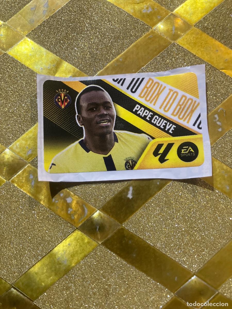 Cartes &agrave; collectionner de Football: CROMO DE FUTBOL PAPE GUEYE VILLARREAL BOX TO BOX CHICLE LIGA 2026 2027 PANINI !