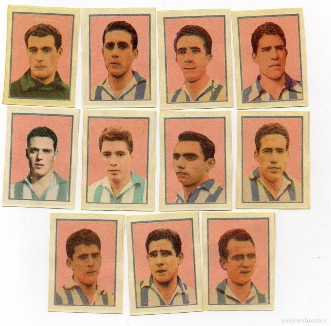 Cromos de f&uacute;tbol: ESPA&Ntilde;OL, 1953, DE CHOCOLATES, CIMA.