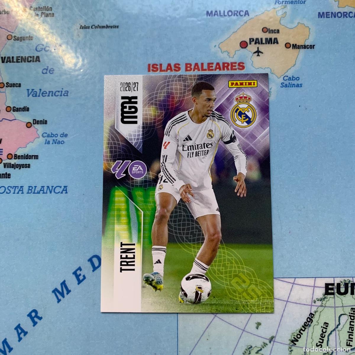 Cromos de f&uacute;tbol: Trent n&uacute;mero 220 del Real Madrid megacracks 26-27 2026-2027