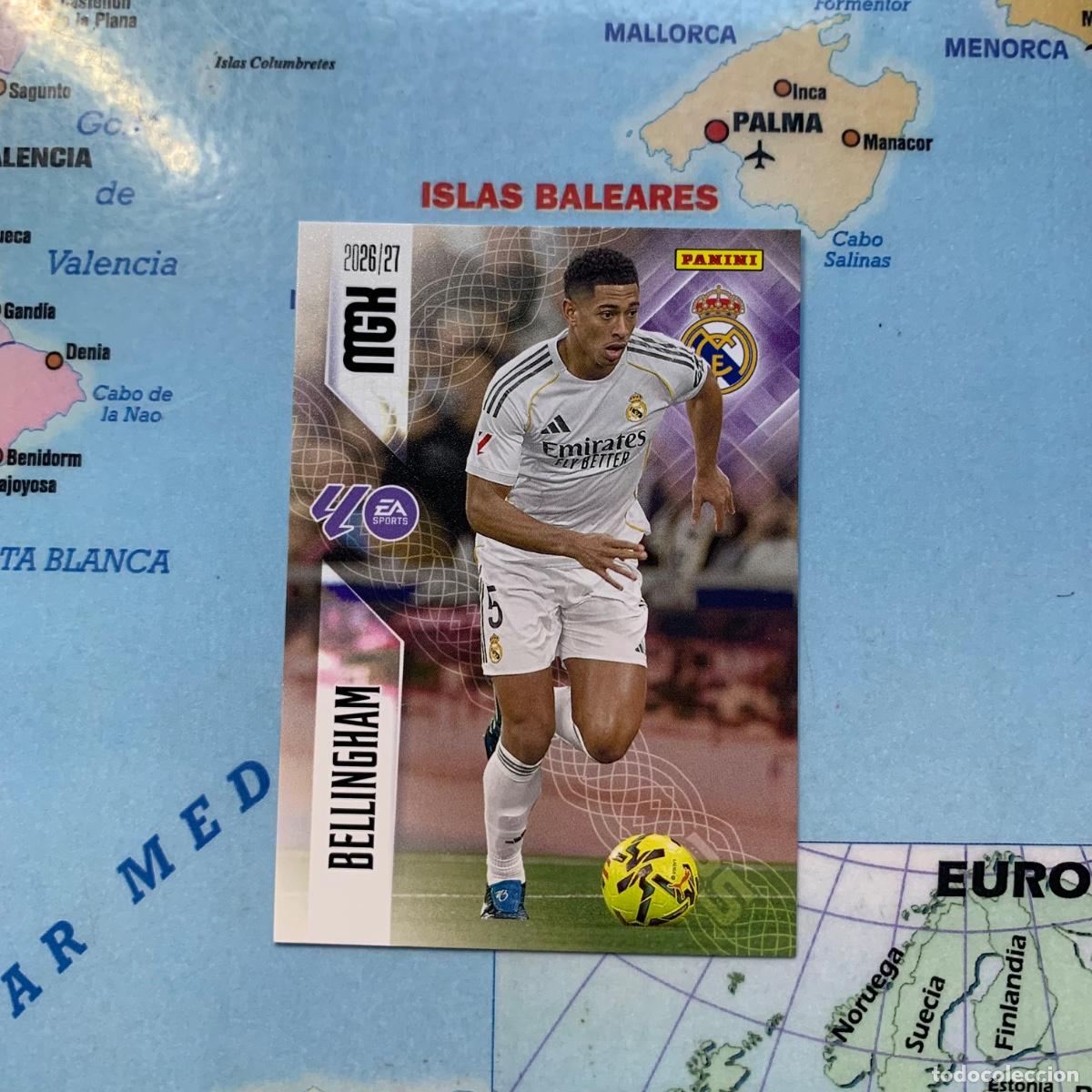Cromos de f&uacute;tbol: Bellingham n&uacute;mero 228 del Real Madrid megacracks 26-27 2026-2027