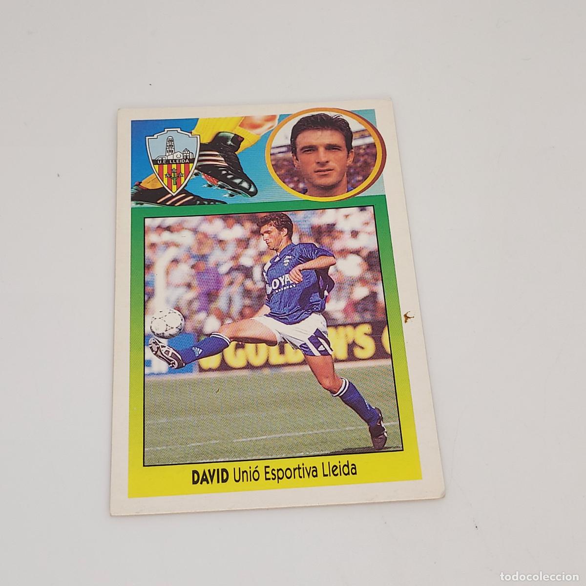 Cromos de f&uacute;tbol: CROMO DAVID U. ESPORTIVA LLEIDA 1993 1994 93 94 EDICIONES ESTE CARTON SIN PEGAR