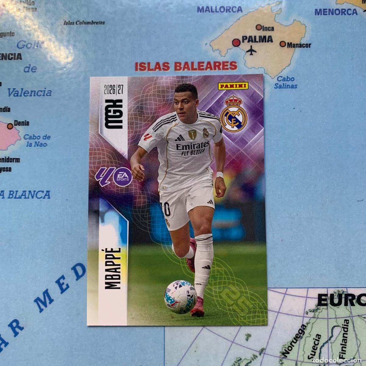 Cromos de f&uacute;tbol: Mbappe n&uacute;mero 231 del Real Madrid megacracks 26-27 2026-2027