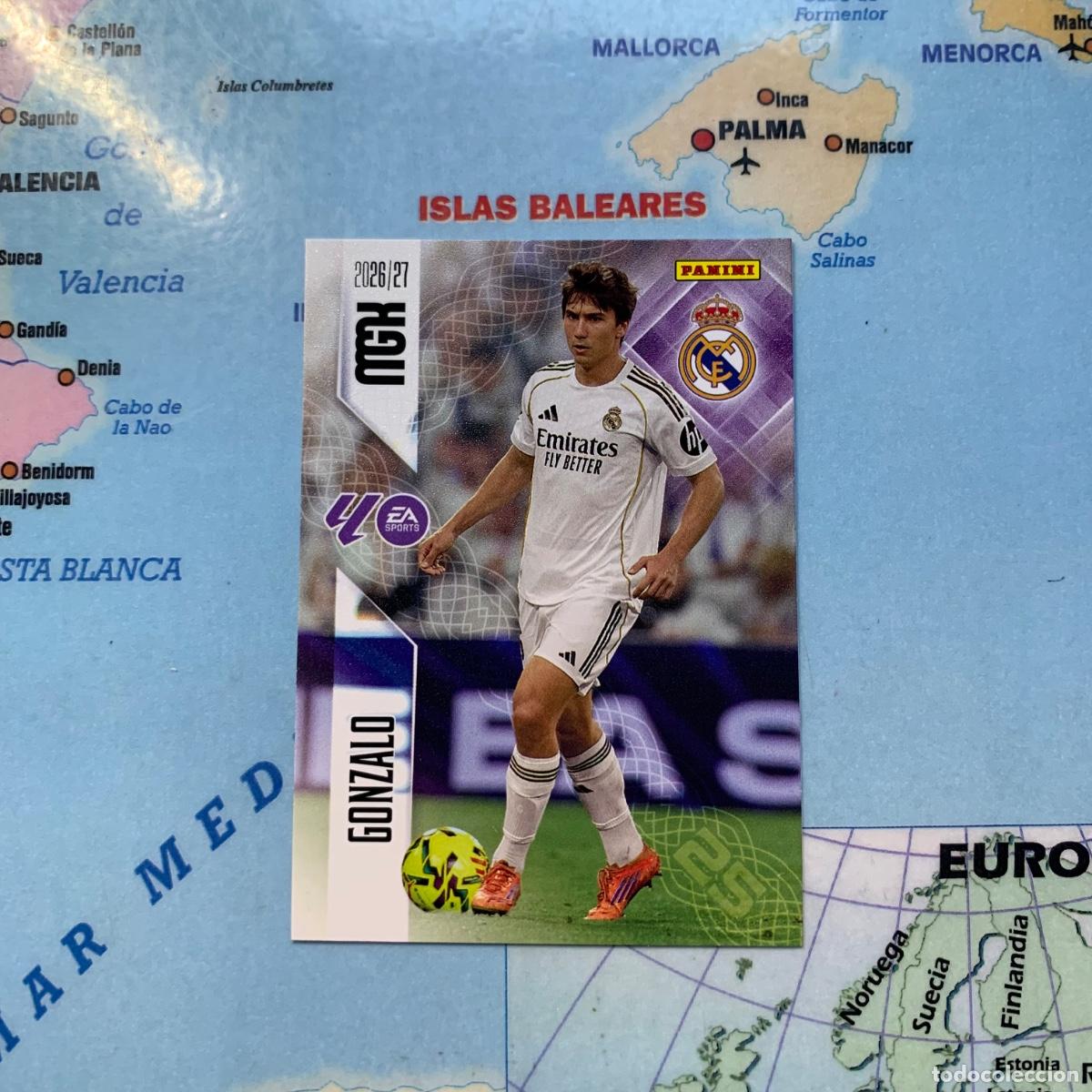Cromos de f&uacute;tbol: Gonzalo n&uacute;mero 233 del Real Madrid megacracks 26-27 2026-2027