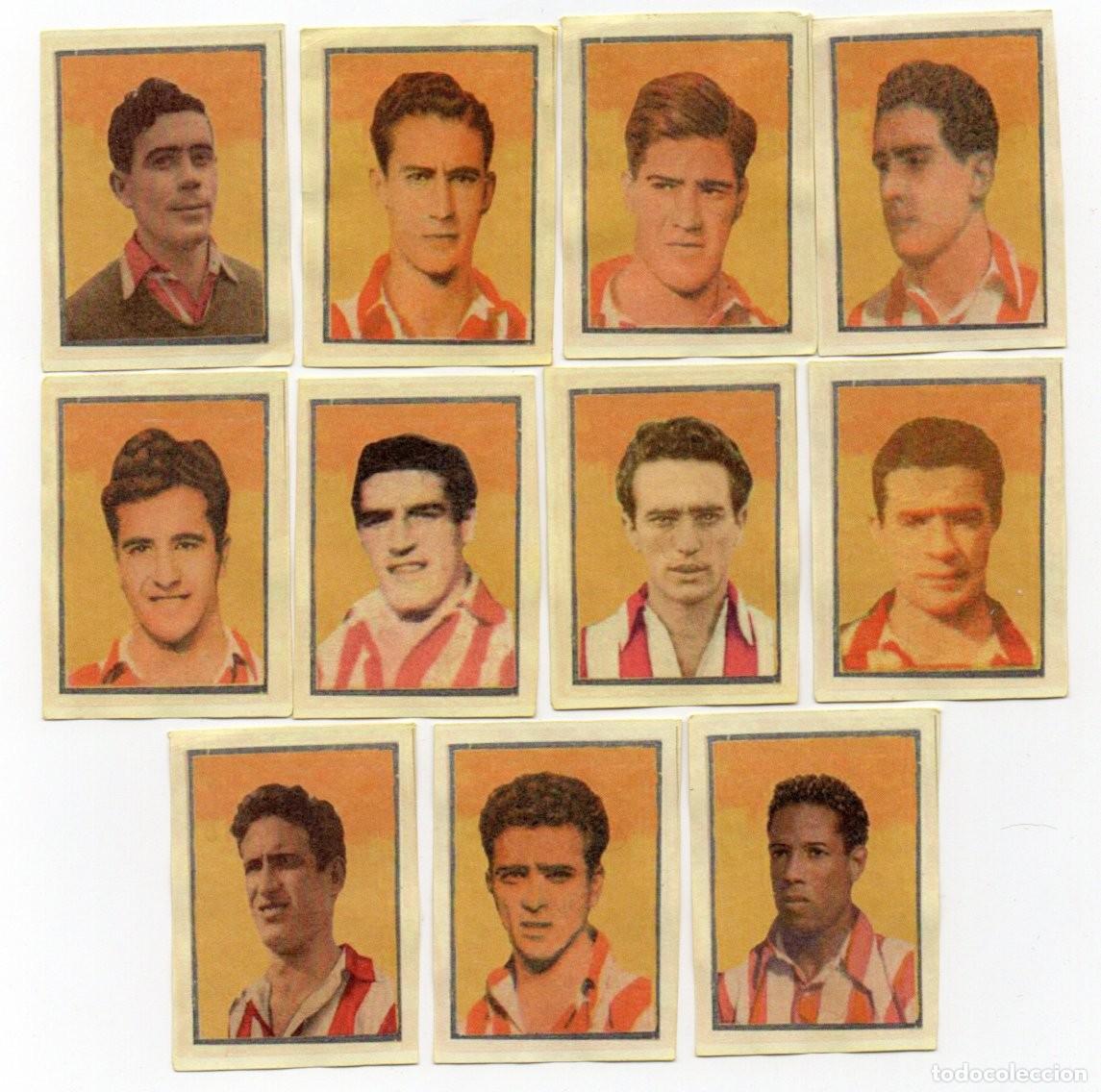 Cromos de f&uacute;tbol: AT, MADRID 1953. DE CHOCOLATES, CIMA.