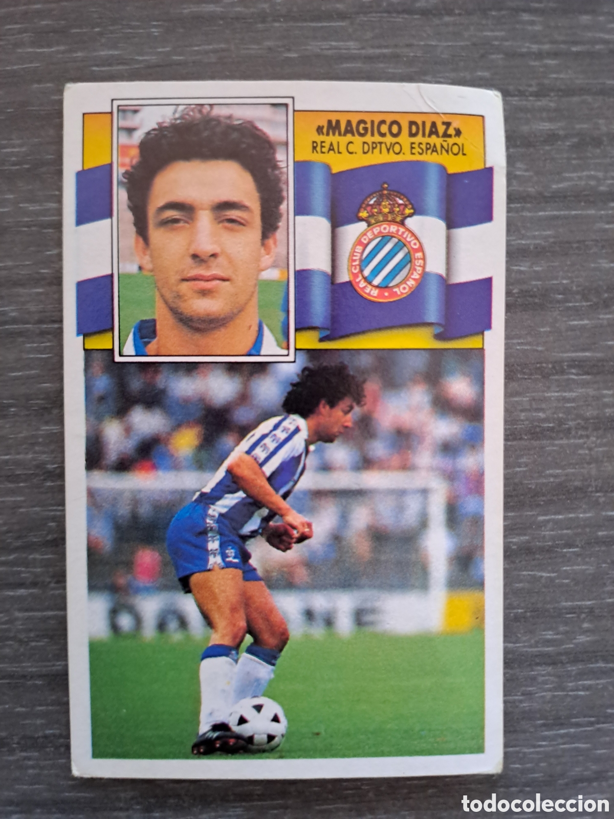 Cromos de f&uacute;tbol: ⚽ M&Aacute;GICO D&Iacute;AZ &mdash; RCD ESPANYOL &mdash; LIGA 90-91 &mdash; EDICIONES ESTE