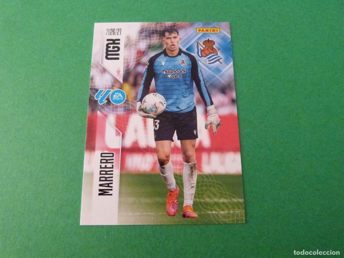 Cromos de f&uacute;tbol: TRADING CARD FUTBOL MARRERO REAL SOCIEDAD N&ordm; 309 LIGA MEGACRACKS 2026-2027/26-27 PANINI