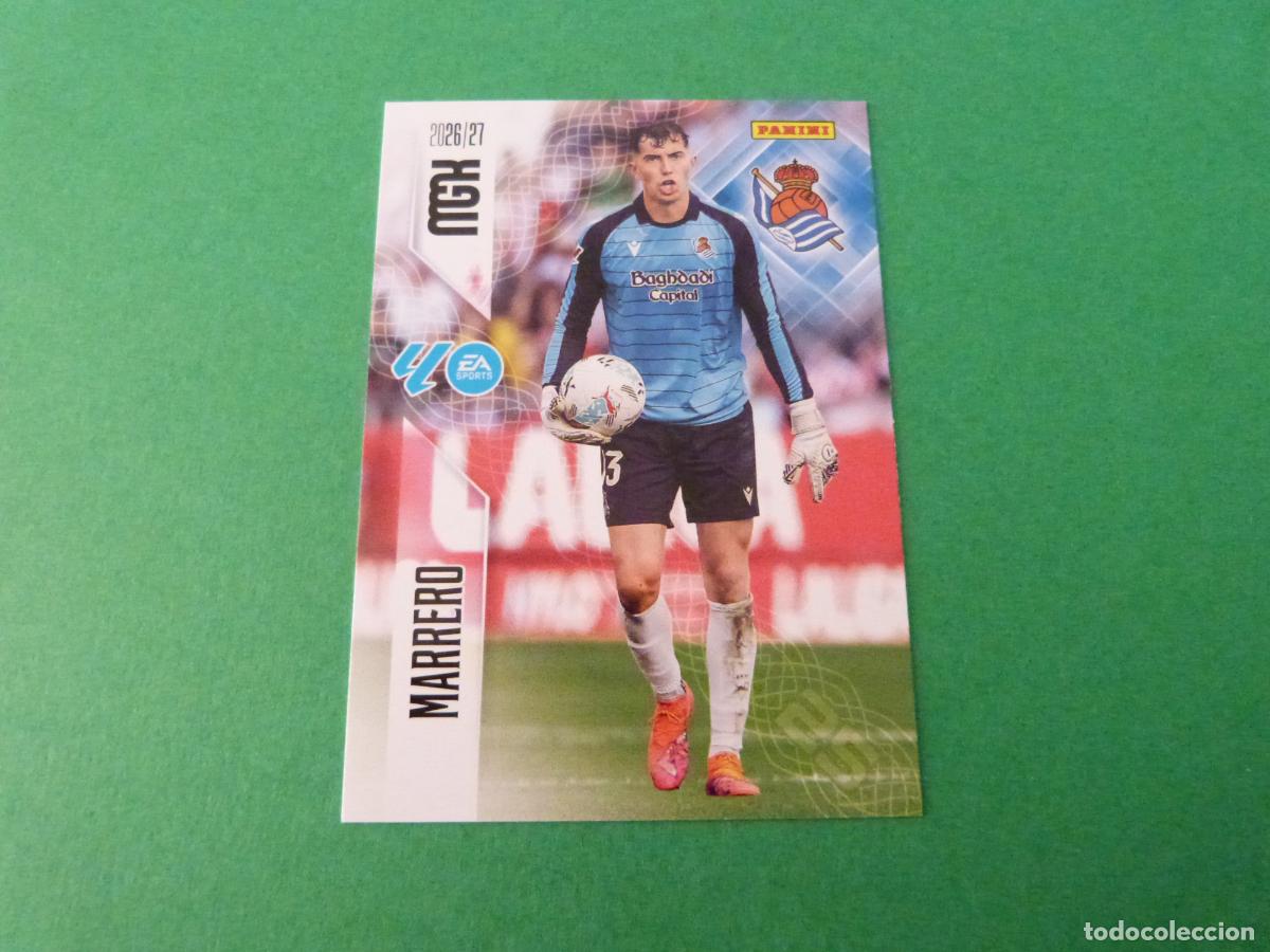 Cromos de f&uacute;tbol: TRADING CARD FUTBOL MARRERO REAL SOCIEDAD N&ordm; 309 LIGA MEGACRACKS 2026-2027/26-27 PANINI