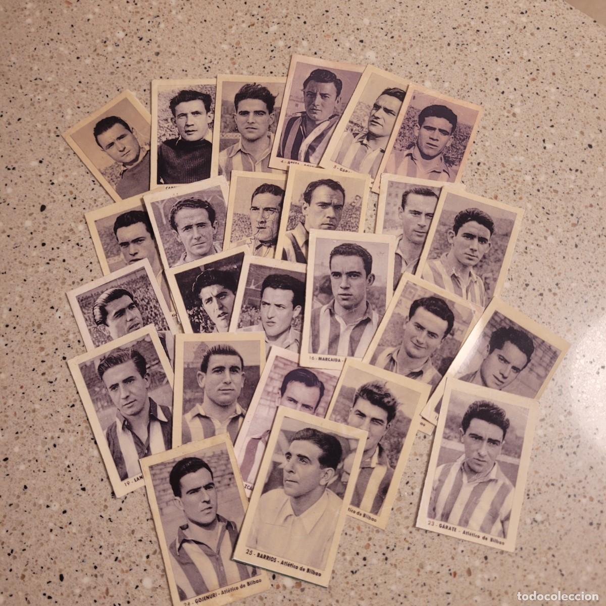 Figurine di Calcio: ATLETICO BILBAO EQUIPO COMPLETO RUIZ ROMERO 1952. LEER COMENTARIOS