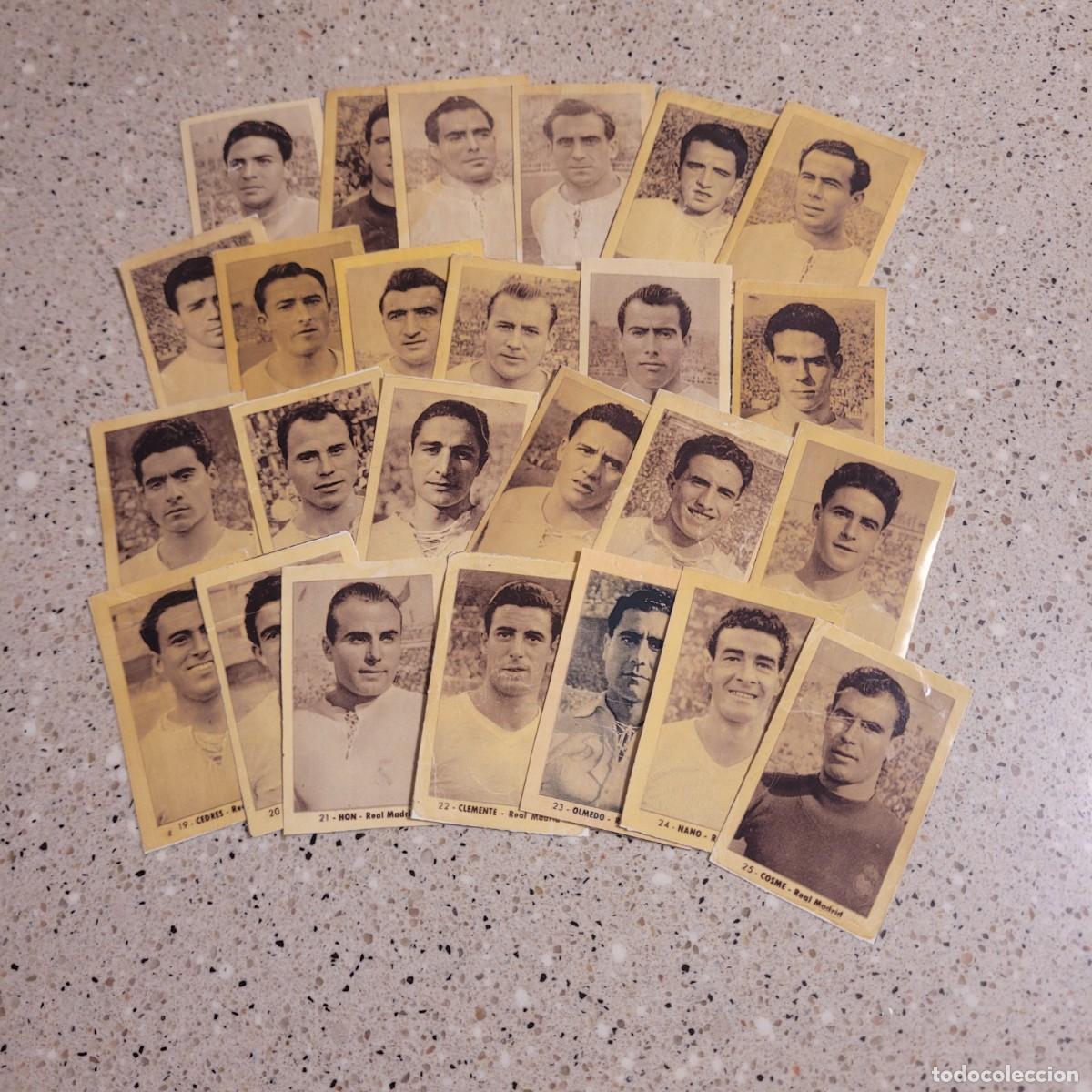 Cromos de f&uacute;tbol: REAL MADRID EQUIPO COMPLETO RUIZ ROMERO 1952. LEER COMENTARIOS