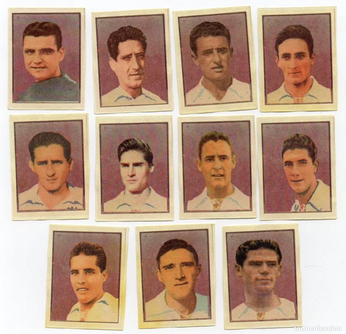 Cromos de f&uacute;tbol: VALENCIA 1953, DE CHOCOLATES, CIMA.