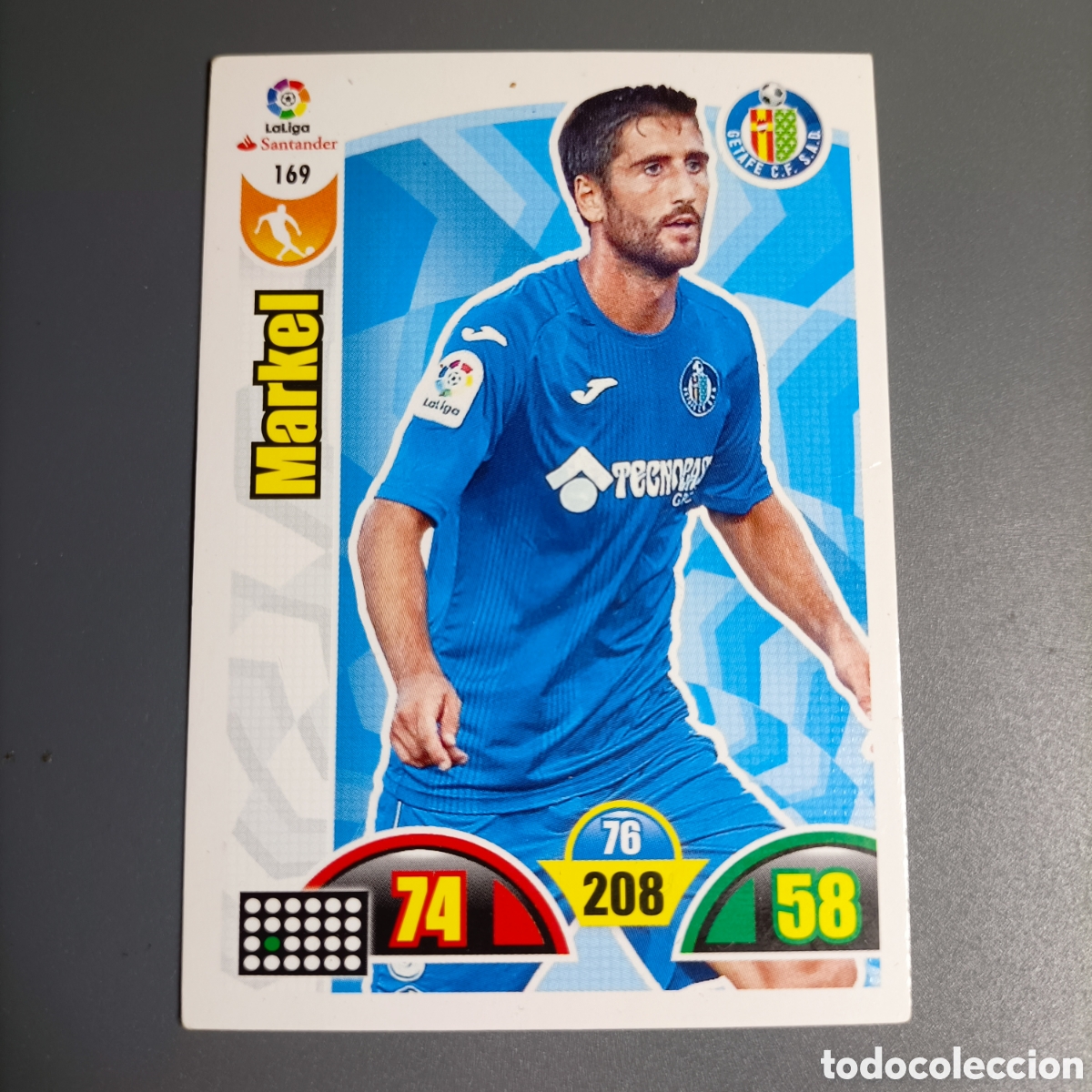 Cromos de f&uacute;tbol: ADRENALYN. LIGA 2017-2018 (GETAFE) №169 MARKEL