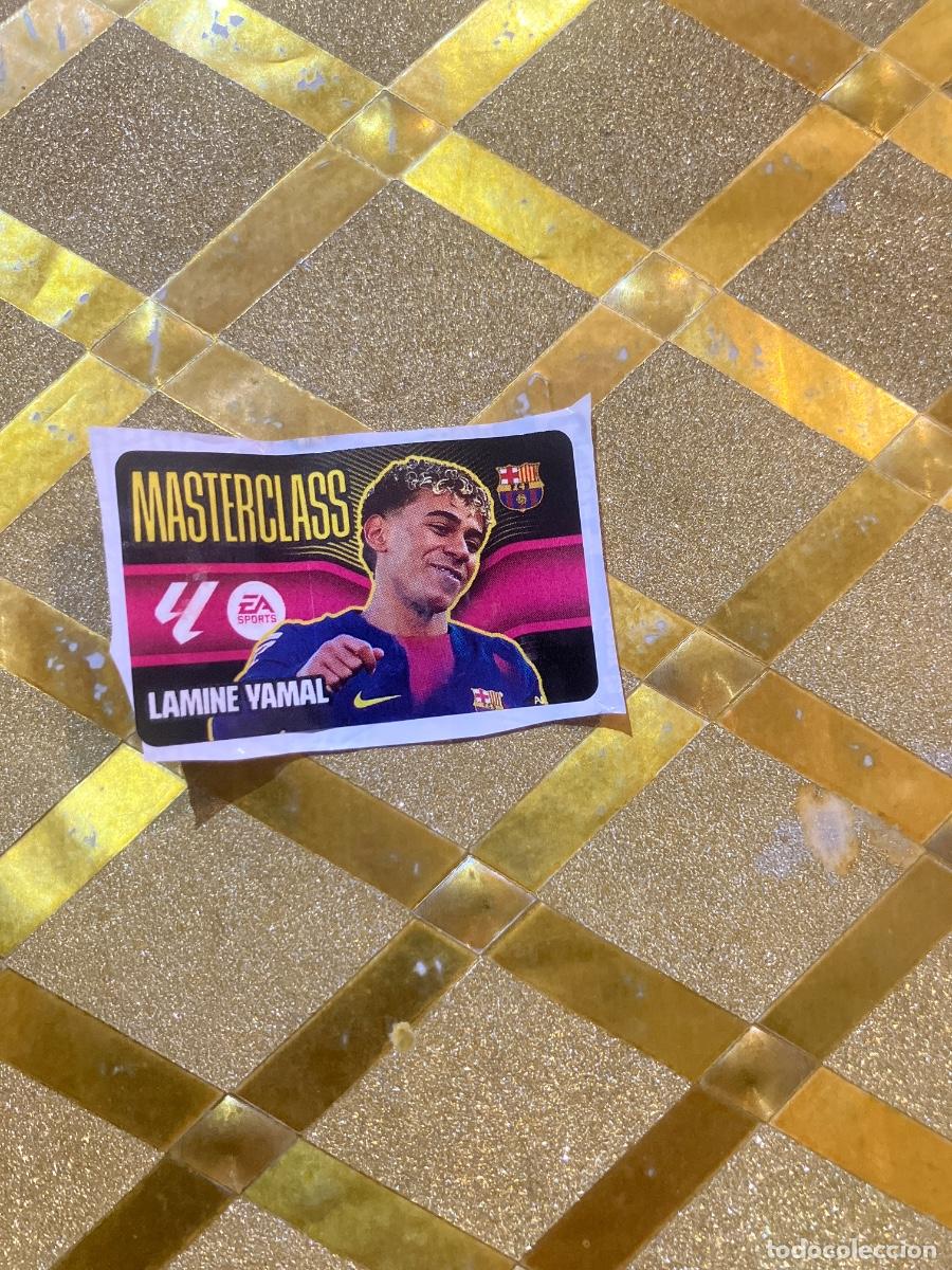 Cromos de f&uacute;tbol: CROMO DE FUTBOL LAMINE YAMAL BARCELONA MASTERCLASS CHICLE LIGA 2026 2027 PANINI !