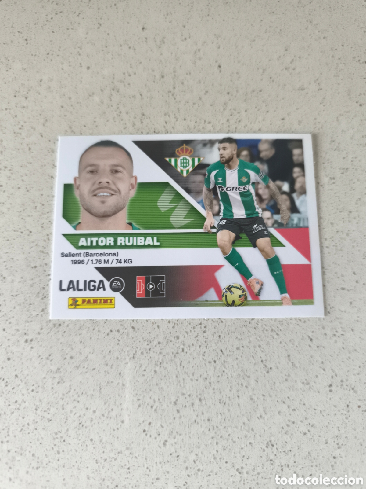 Cromos de f&uacute;tbol: CROMO NUMERO 5A AITOR RUIBAL REAL BETIS. LIGA ESTE 26/27. PANINI.