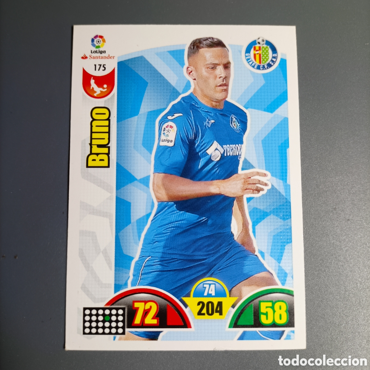 Cromos de f&uacute;tbol: ADRENALYN. LIGA 2017-2018 (GETAFE) №175 BRUNO