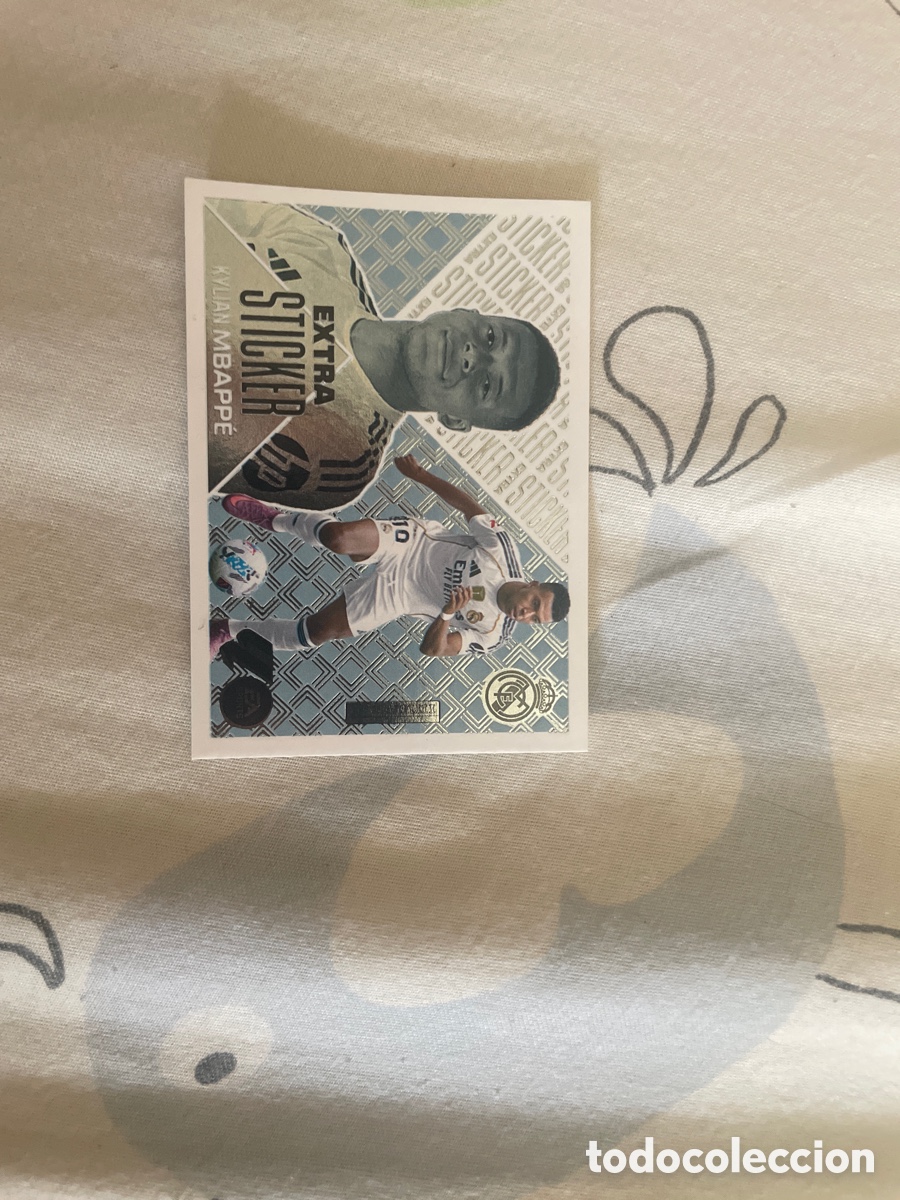 Cromos de f&uacute;tbol: Mbappe extrasticker liga este 26/27