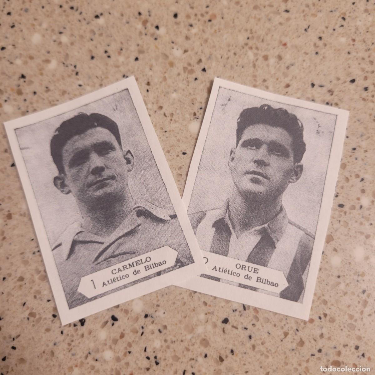 Football Stickers: CROMOS CARMELO ORUE DE GRAFICAS NILO 1958. LEER COMENTARIOS