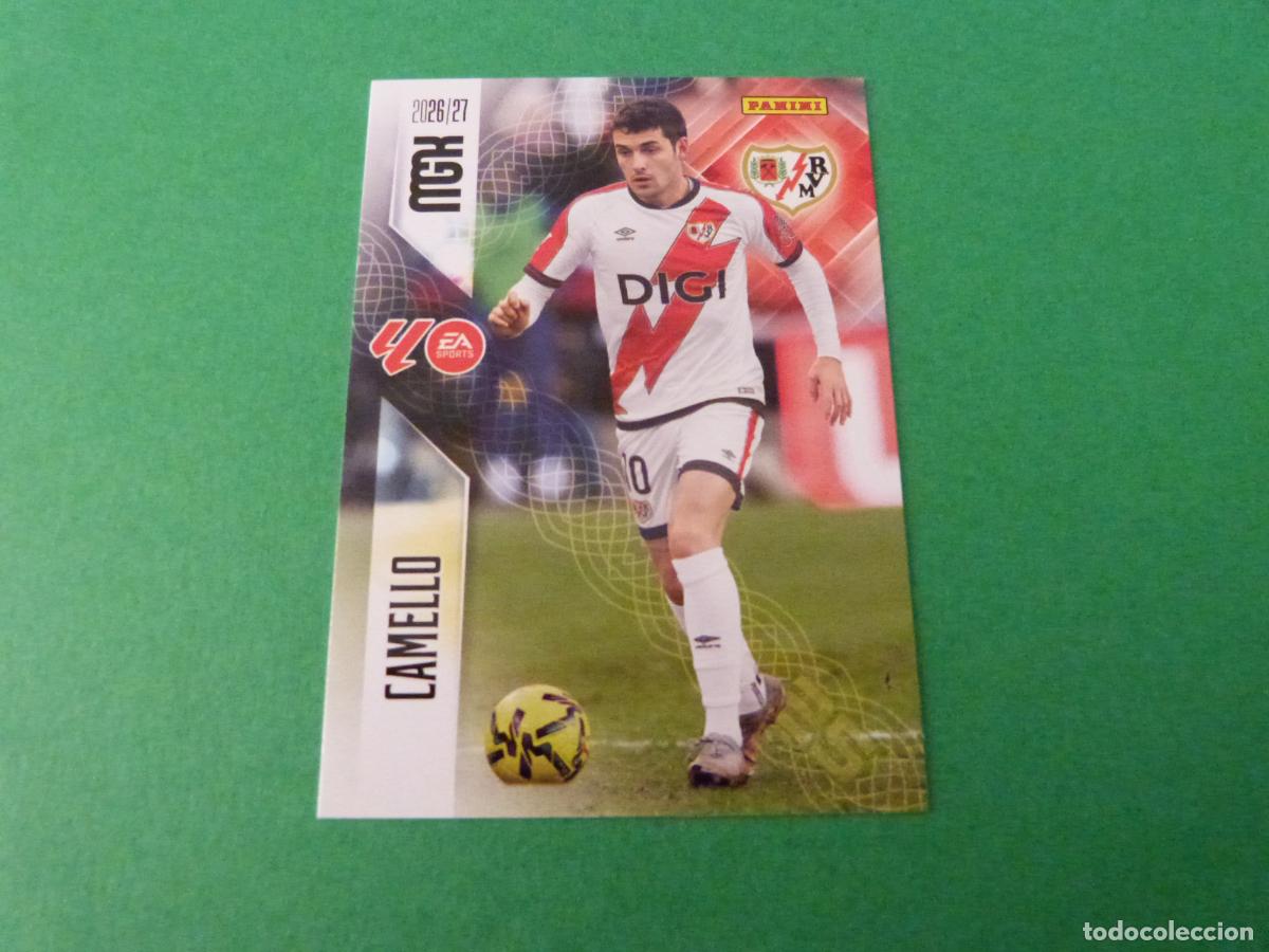 Cartes &agrave; collectionner de Football: TRADING CARD FUTBOL CAMELLO RAYO VALLECANO N&ordm; 305 LIGA MEGACRACKS 2026-2027/26-27 PANINI