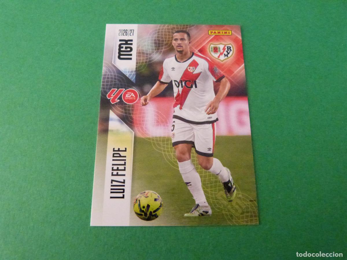 Cromos de f&uacute;tbol: TRADING CARD FUTBOL LUZ FELIPE RAYO VALLECANO N&ordm; 296 LIGA MEGACRACKS 2026-2027/26-27 PANINI