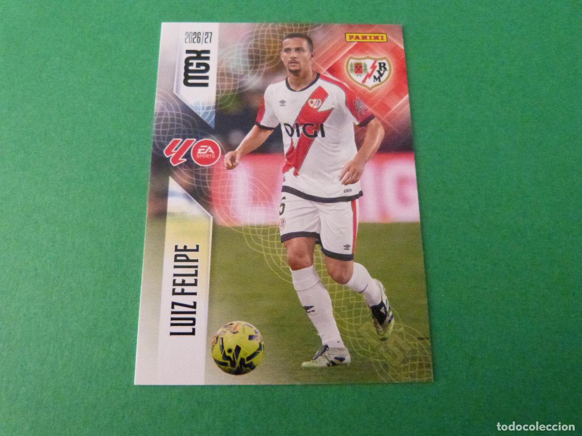 Cromos de f&uacute;tbol: TRADING CARD FUTBOL LUZ FELIPE RAYO VALLECANO N&ordm; 296 LIGA MEGACRACKS 2026-2027/26-27 PANINI