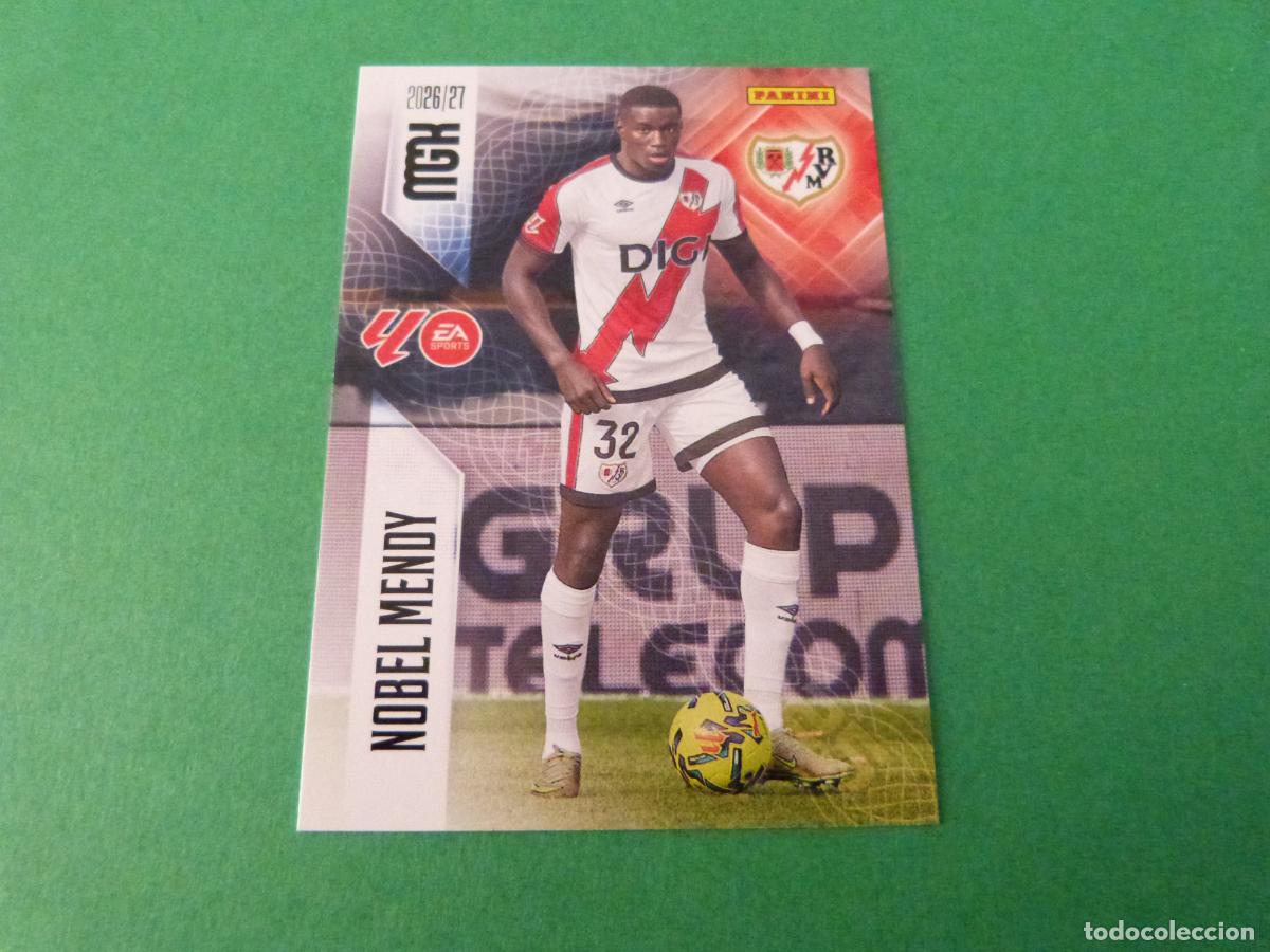 Cromos de f&uacute;tbol: TRADING CARD FUTBOL MENDY RAYO VALLECANO N&ordm; 295 LIGA MEGACRACKS 2026-2027/26-27 PANINI