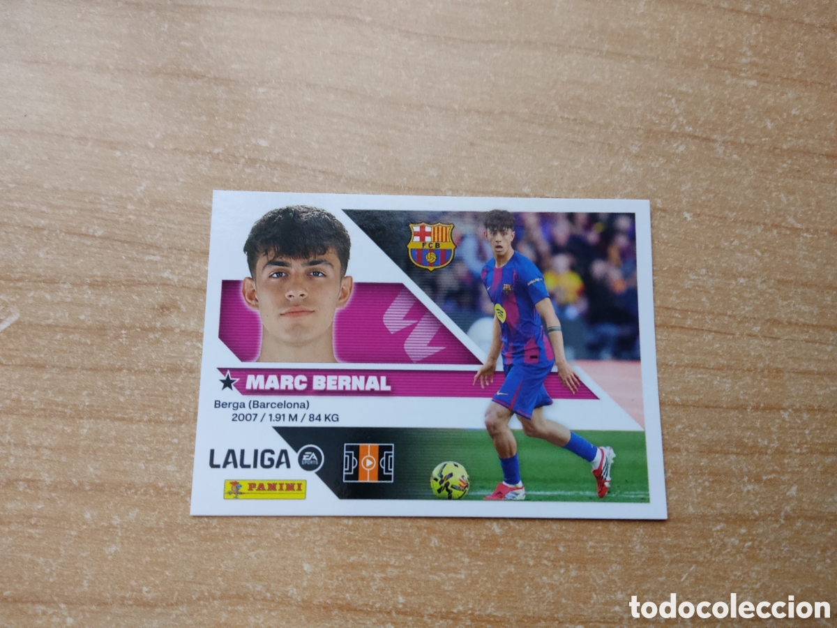 Cromos de f&uacute;tbol: 14 MARC BERNAL BARCELONA LIGA ESTE 2026 2027