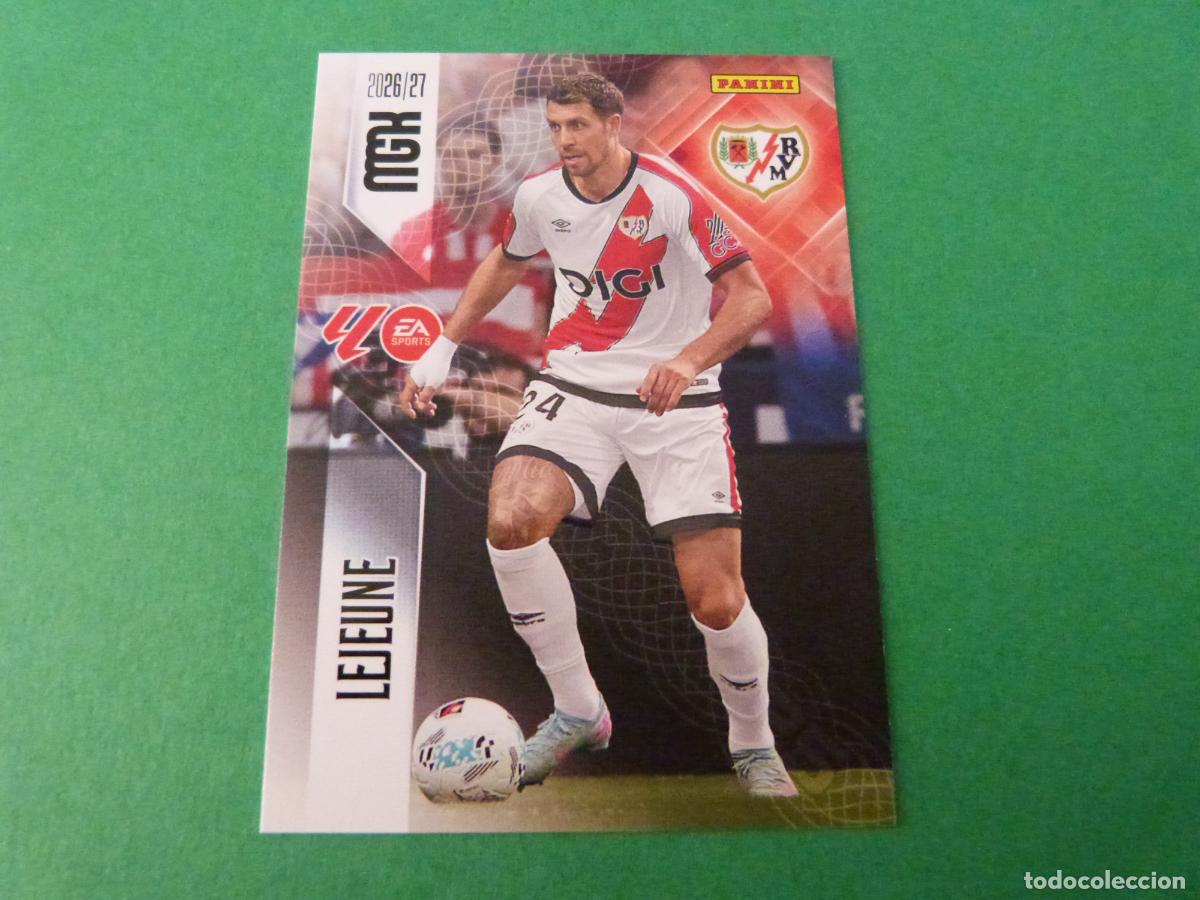 Cromos de f&uacute;tbol: TRADING CARD FUTBOL LEJEUNE RAYO VALLECANO N&ordm; 294 LIGA MEGACRACKS 2026-2027/26-27 PANINI