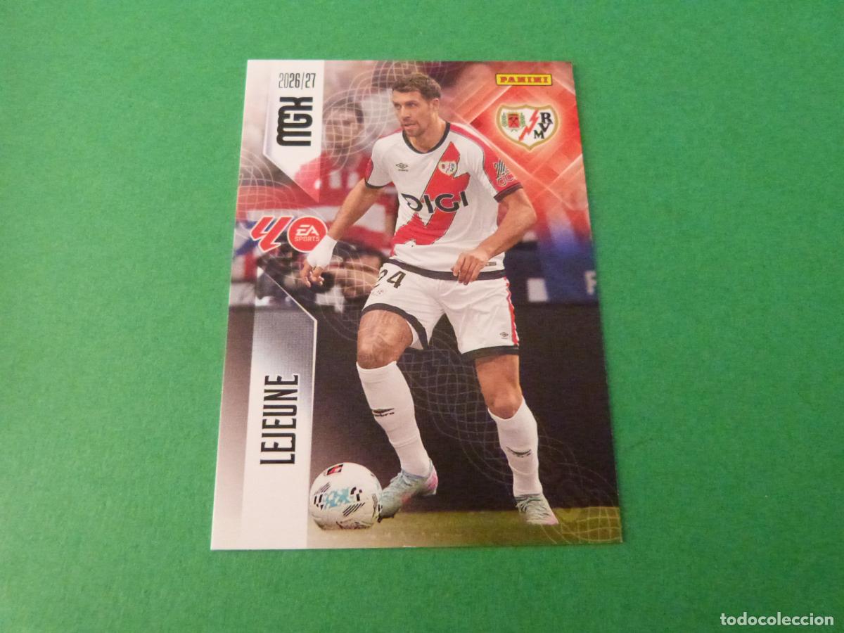 Cromos de f&uacute;tbol: TRADING CARD FUTBOL LEJEUNE RAYO VALLECANO N&ordm; 294 LIGA MEGACRACKS 2026-2027/26-27 PANINI