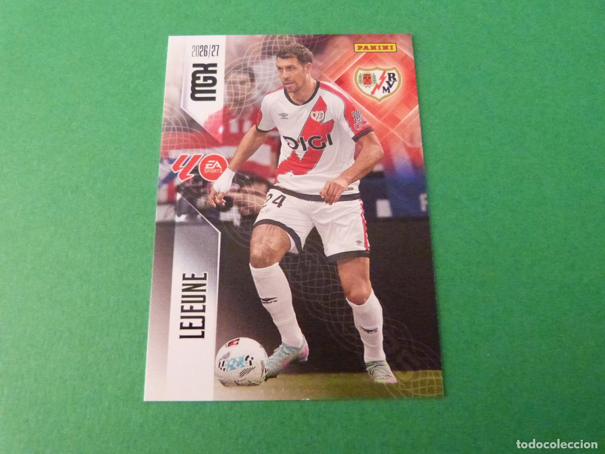Cromos de f&uacute;tbol: TRADING CARD FUTBOL LEJEUNE RAYO VALLECANO N&ordm; 294 LIGA MEGACRACKS 2026-2027/26-27 PANINI