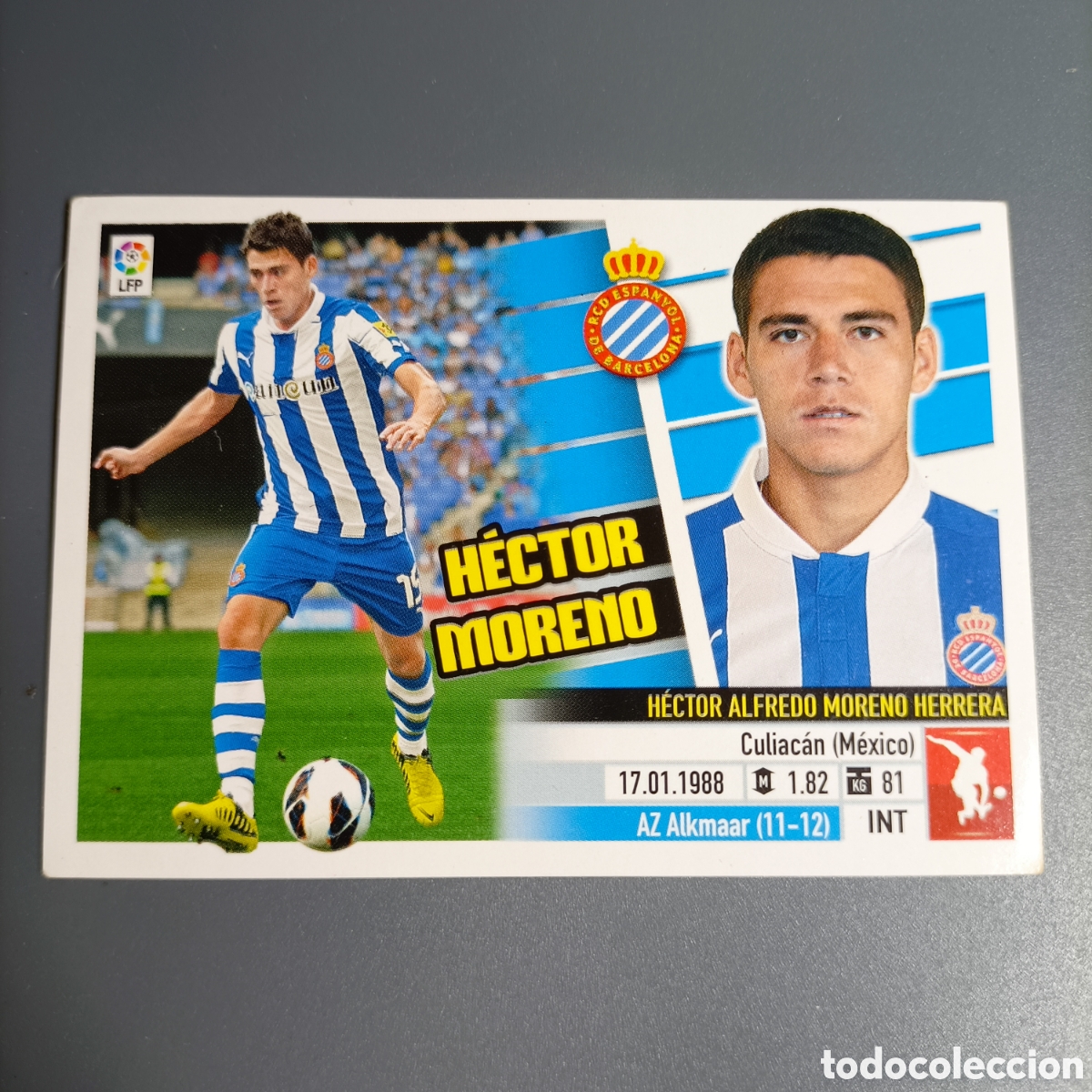 Cromos de f&uacute;tbol: STICKER PANINI ESTE. LIGA 2013-2014 (ESPANYOL) №5 H&Eacute;CTOR MORENO