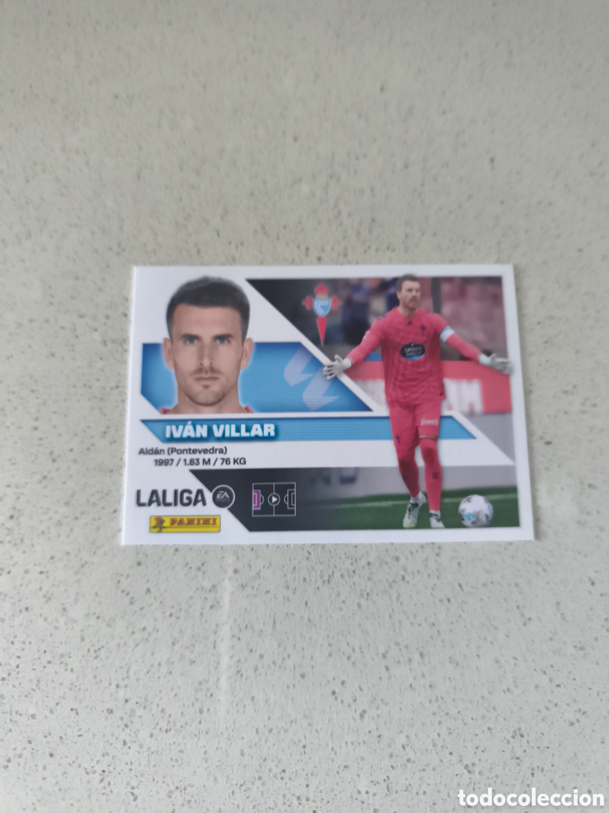 Cromos de f&uacute;tbol: CROMO NUMERO 4 IV&Aacute;N VILLAR CELTA DE VIGO. LIGA ESTE 26/27. PANINI.