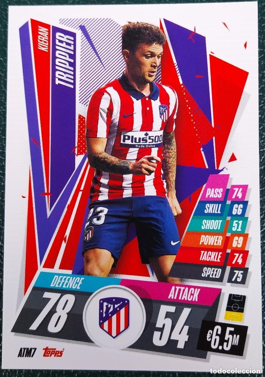 Cromos de f&uacute;tbol: ATM7 TRIPPIER ATLETICO DE MADRID CHAMPIONS LEAGUE 20 21 FICHAS ALBUM TOPPS MATCH ATTAX 2020 2021